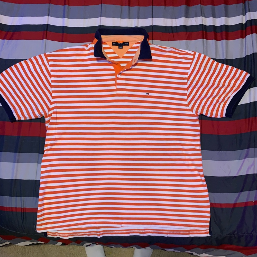 90s Tommy Hilfiger Striped Polo